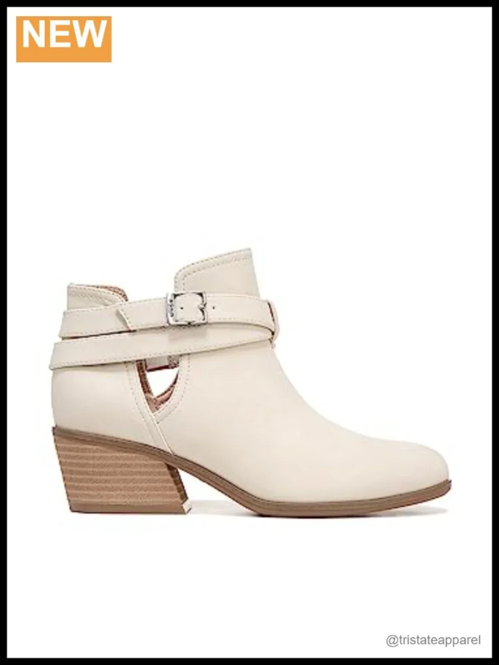 Women's Ankle Booties Faux Leather Block Heel Pointed Toe Pull-On Comfort